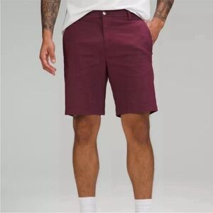 Lululemon men’s commission shorts size 34 classic for wine color 8 inch inseam